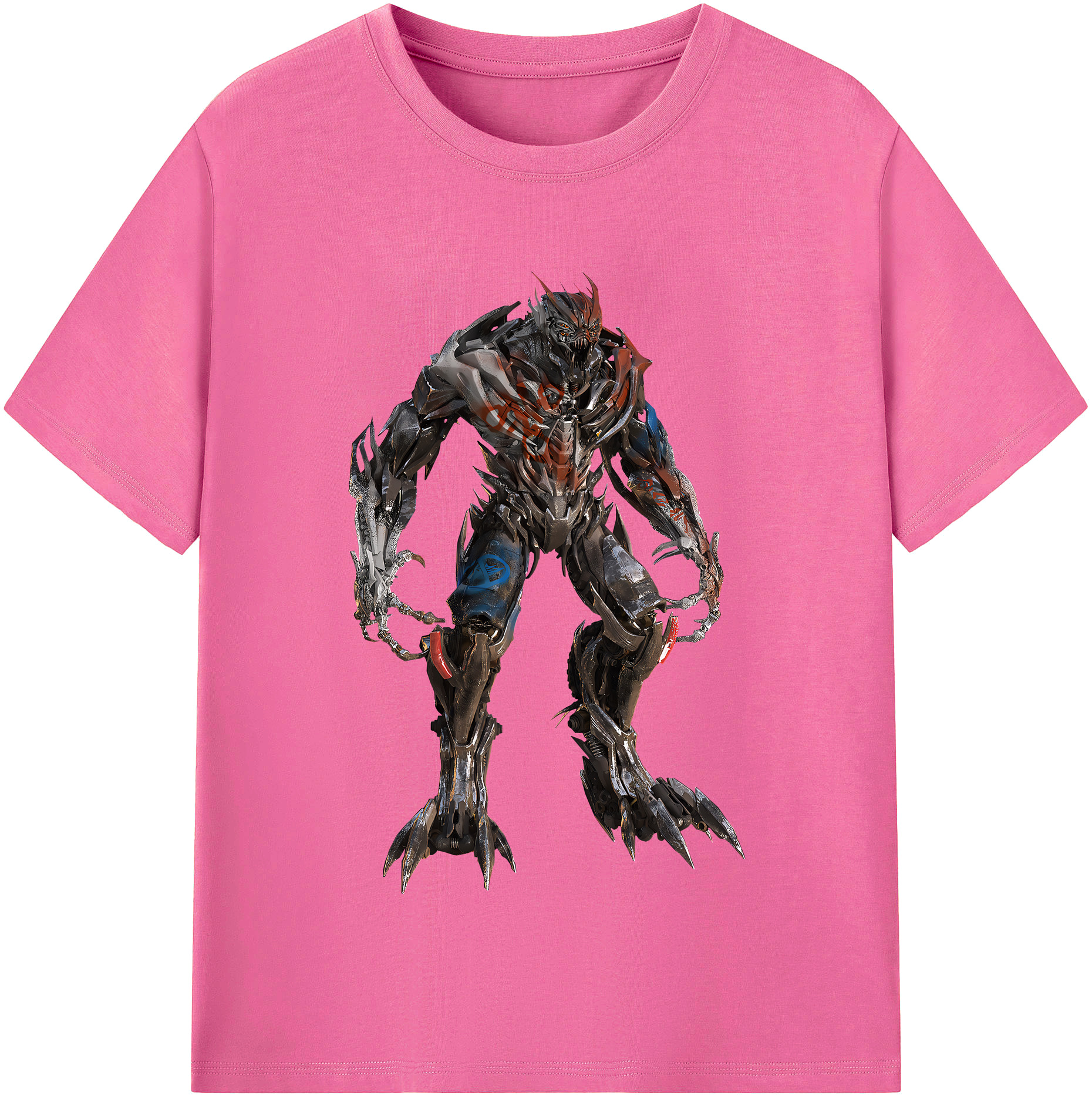 （画像用） Transformers トランスフォーマー レディースカジュアルプリントTシャツ（綿100％）